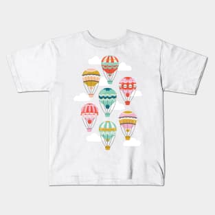 Hot Air Balloons Kids T-Shirt